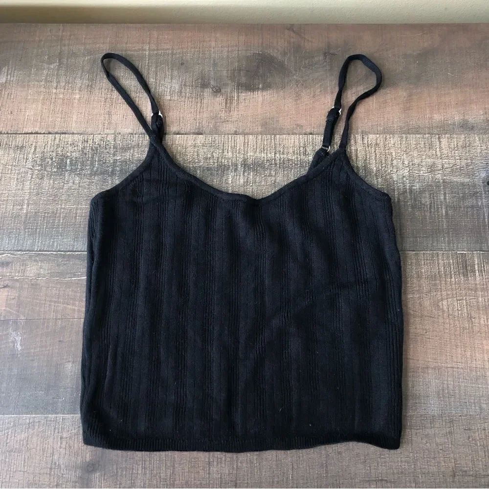 Abercrombie and Fitch Ribbed Cropped Tank